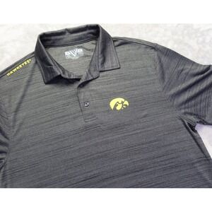 University of Iowa Hawkeyes Golf Polo Shirt Men's Size M Levelwear
